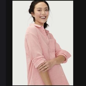 Hatch The Boyfriend Shirt - Peony Pink